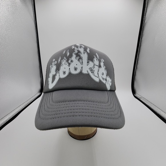 Cookies SF Slow Burn Foam Trucker Hat Grey Adjustable Snapback‎ Mesh Back NWOT - Picture 4 of 14